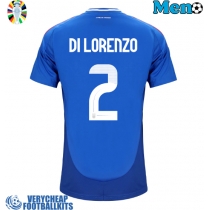 Italy Giovanni Di Lorenzo #2 Replica Home Shirt Euro 2024 Short Sleeve